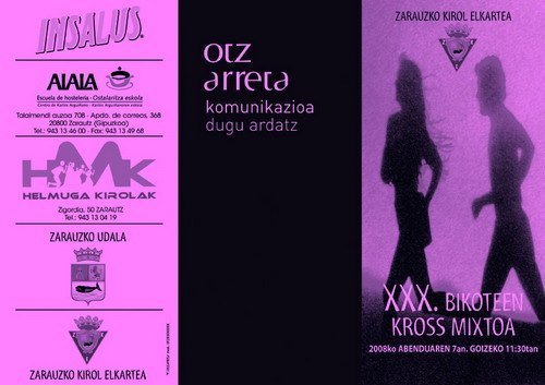 Zarauzko bikoteen kartela 2008 Zarauzko bikoteen kartela 2008