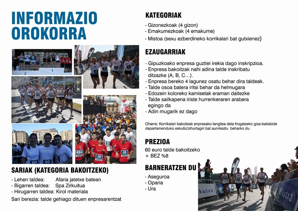 gipuzkoako enpresa lasterketa 2012