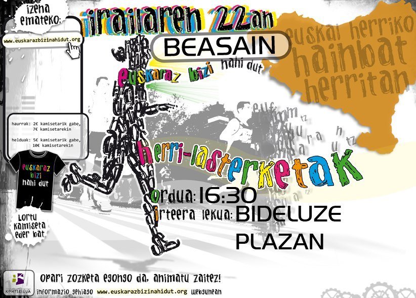 EUSKARAZ BIZI NAHI DUT BEASAIN