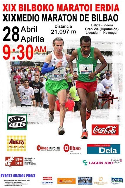 bilboko erdi maratoia - medio maraton bilbao