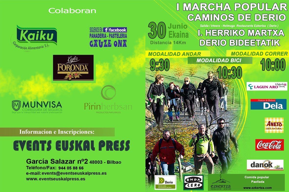 HERRI MARTXA DERIOKO BIDEETATIK