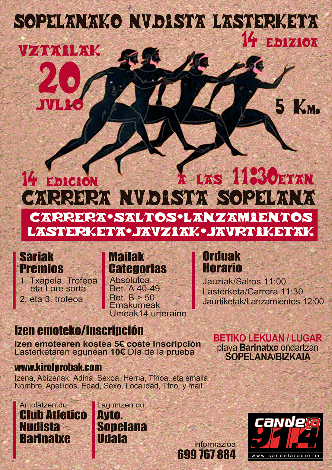 sopelako karrera nudista