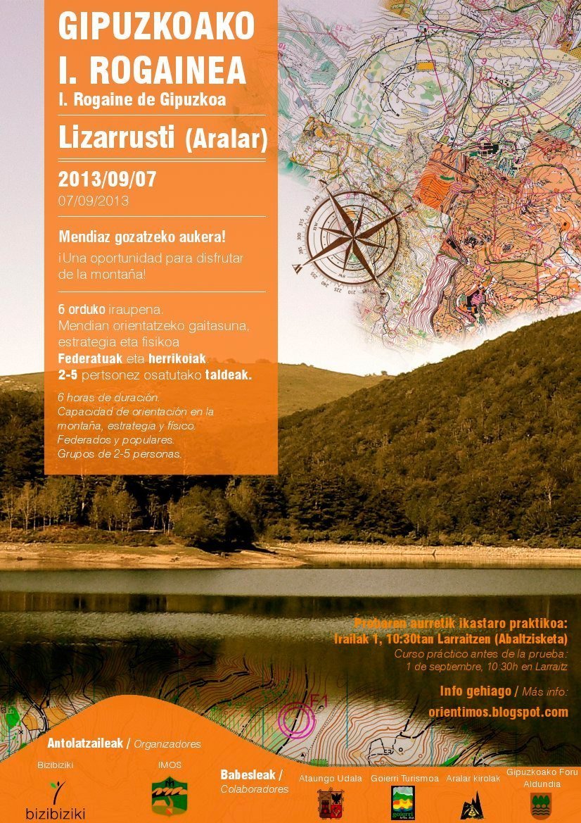 GIPUZKOAKO I. ROGAINEA LIZARRUSTI ARALAR