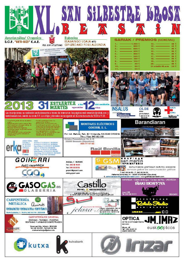 san silvestre beasain