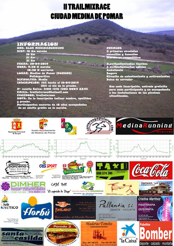 trail mix race medina de pomar