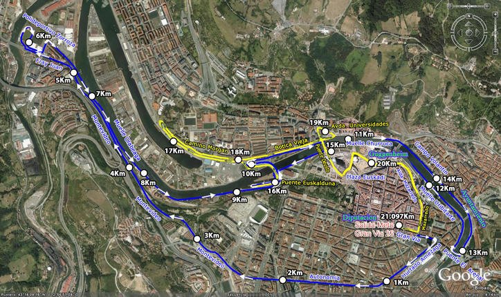 BILBOKO ERDI MARATOIA - MEDIA MARATON DE BILBAO
