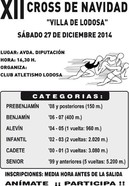XII. CROSS DE NAVIDAD - VILLA DE LODOSA