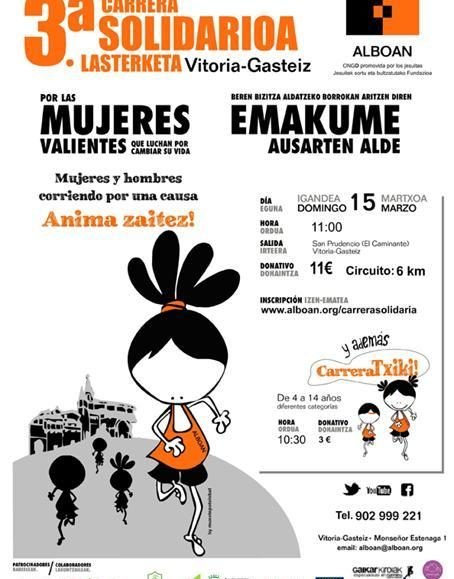 EMAKUME AUSARTEN ALDEKO LASTERKETA - POR LAS MUJERES VALIENTES