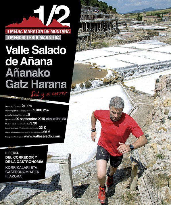 AÑANAKO GATZ HARANA MENDIKO ERDI MARATOIA - MEDIA MARATÓN DE MONTAÑA VALLE SALADO DE AÑANA