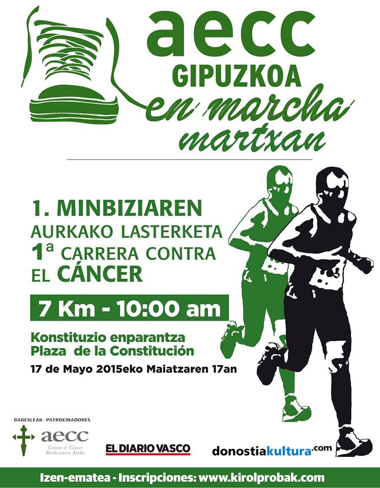 MINBIZIAREN AURKAKO LASTERKETA - CARRERA CONTRA EL CANCER