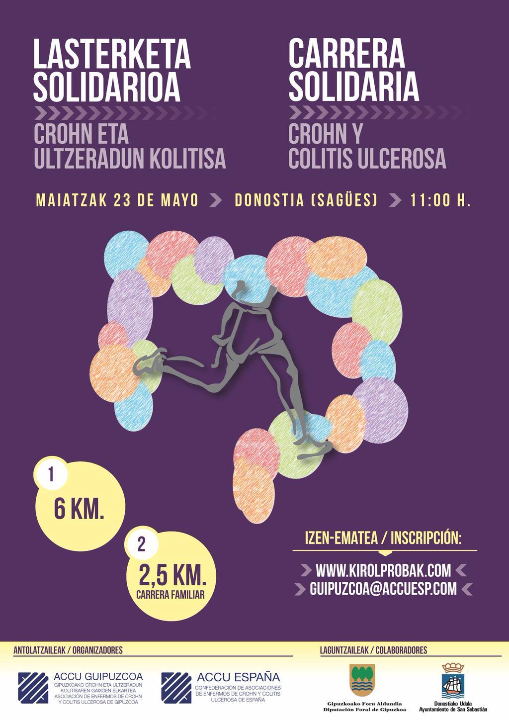 I. CROHN ETA ULTZERADUN KOLITISAREN ALDEKO LASTERKETA SOLIDARIOA