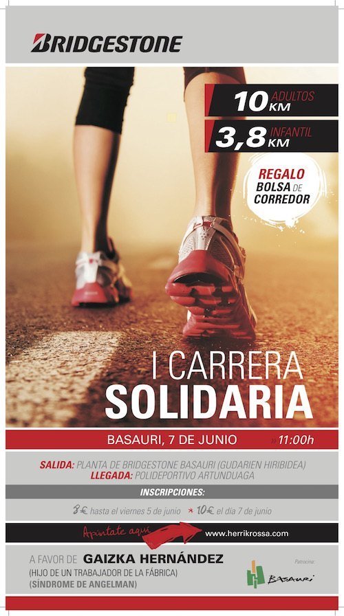 BRIDGESTONE ELKARTASUN LASTERKETA - CARRERA SOLIDARIA BASAURI