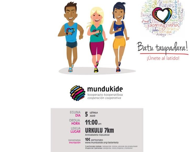 KOOPERATIBEN ARTEKO MUNDUKIDE LASTERKETA SOLIDARIOA