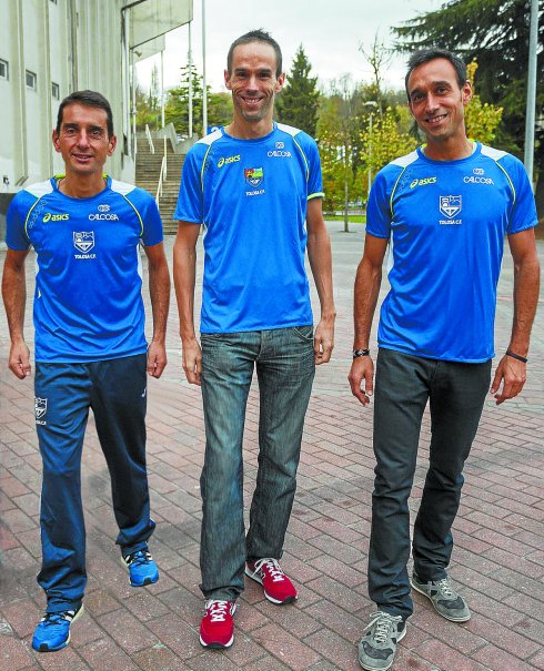 DONOSTIAKO NAZIOARTEKO MARATOIA - MARATON SAN SEBASTIAN: MIKEL ALBENIZ, JOSEBA JAUREGI, EDUARDO GALLEGO