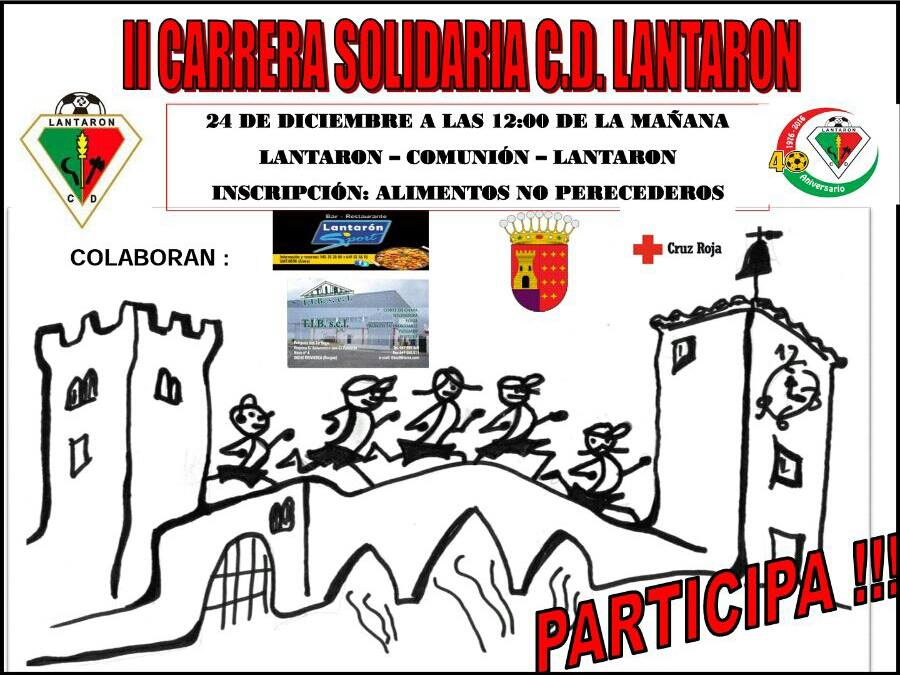 CARRERA SOLIDARIA C.D. LANTARON