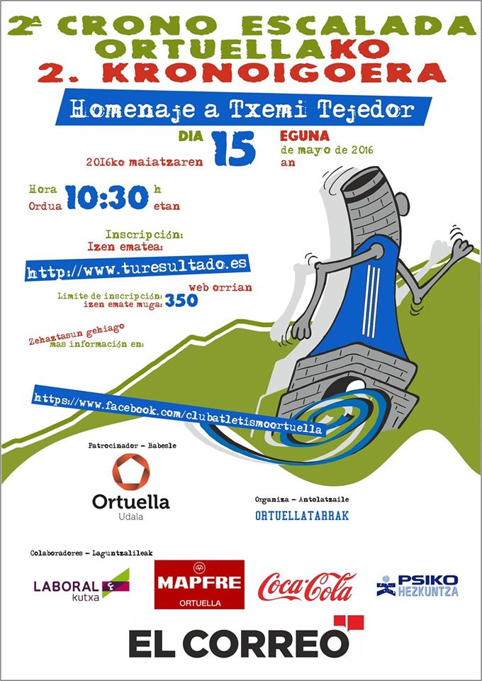 ORTUELLAKO KRONOIGOERA - CRONOESCALADA DE ORTUELLA