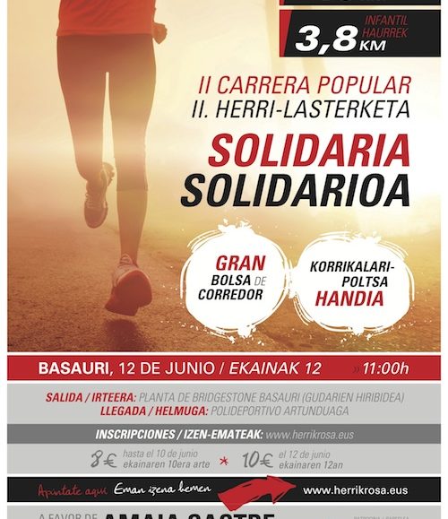 BRIDGESTONE ELKARTASUN LASTERKETA - CARRERA SOLIDARIA BASAURI