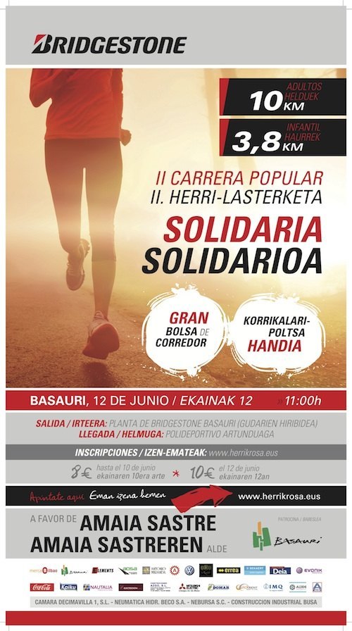 BRIDGESTONE ELKARTASUN LASTERKETA - CARRERA SOLIDARIA BASAURI