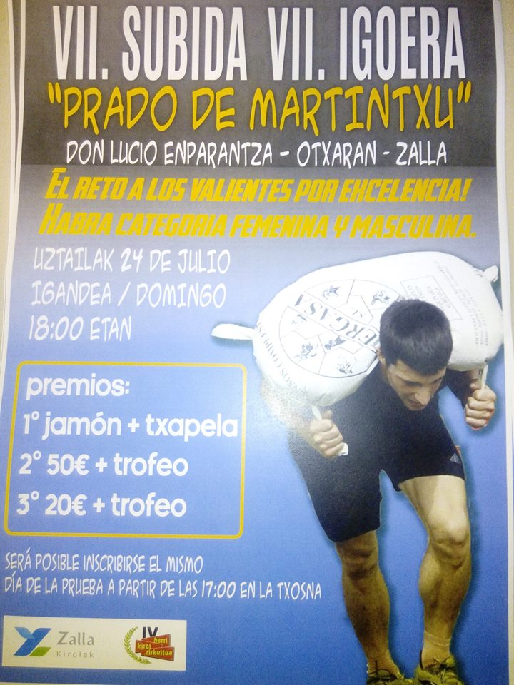 SUBIDA AL PRADO DE MARTINTXU - IGOERA MARTINTXUREN ZELAIRA