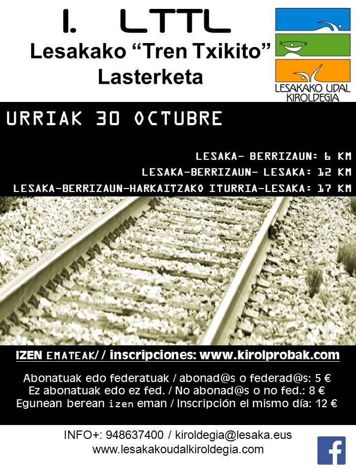 LTTL LESAKAKO "TREN TXIKITO" LASTERKETA