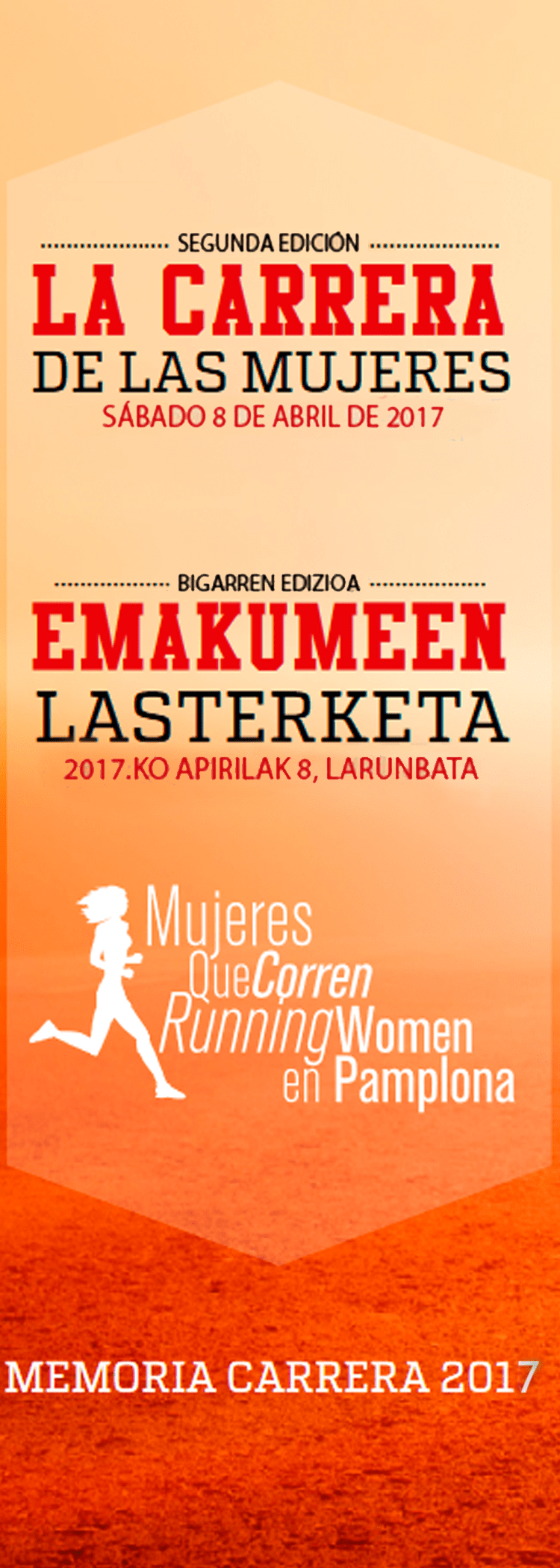 EMAKUMEEN LASTERKETA - LA CARRERA DE LAS MUJERES