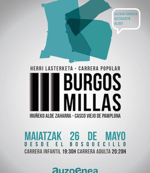 TRES BURGOS / TRES MILLAS - HERRI LASTERKETA - CARRERA POPULAR - 2017