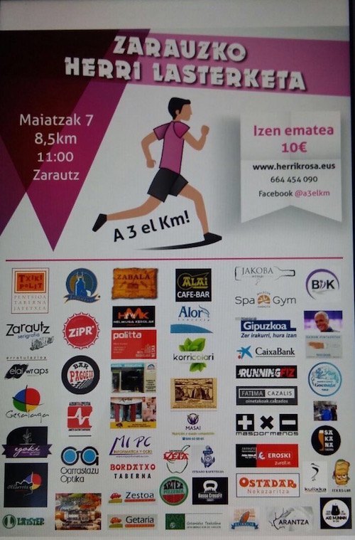 I. ZARAUZKO HERRI LASTERKETA - 2017