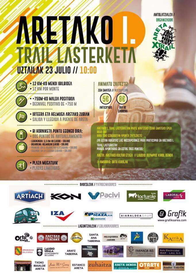 I. ARETAKO TRAIL LASTERKETA - 2017