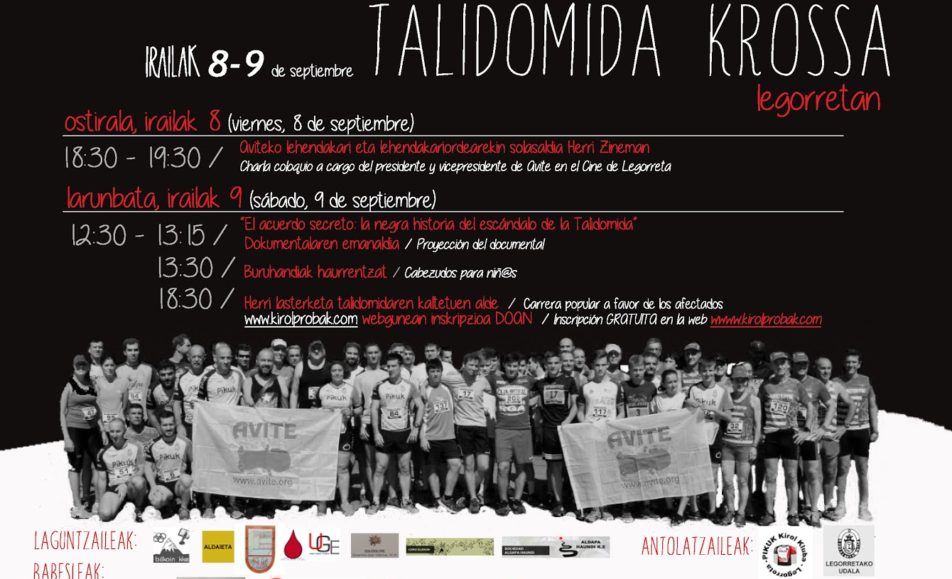 I. TALIDOMIDAREN KALTETUEN ALDEKO LASTERKETA - 2017