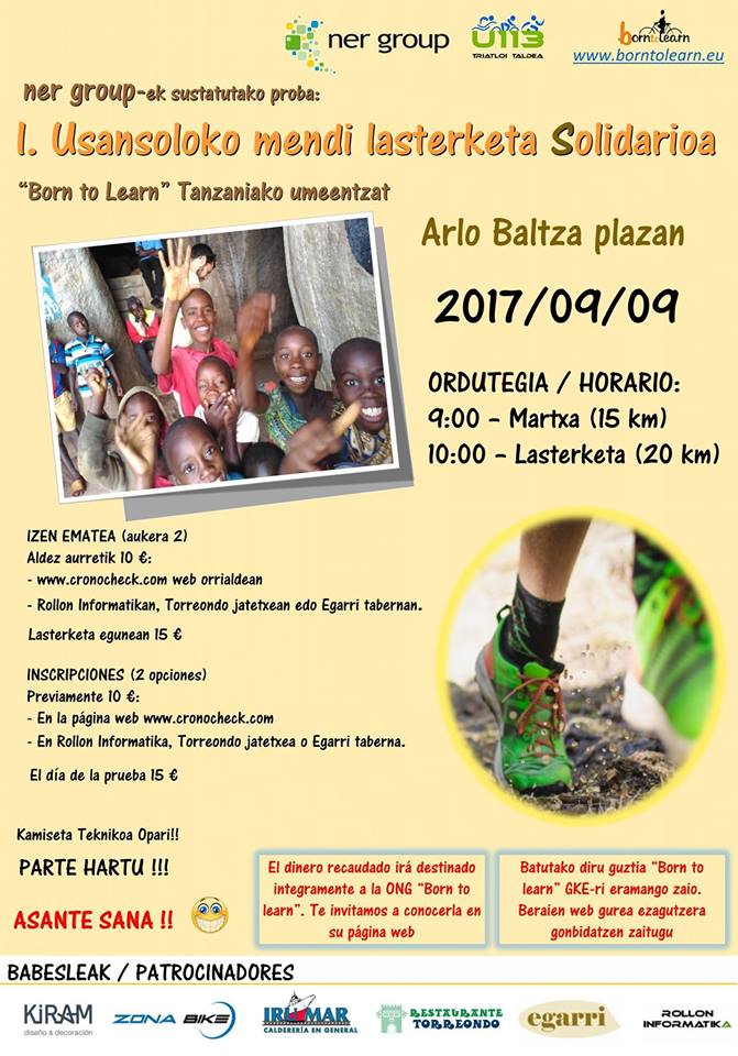 I. USANSOLOKO MENDI LASTERKETA SOLIDARIOA - 2017