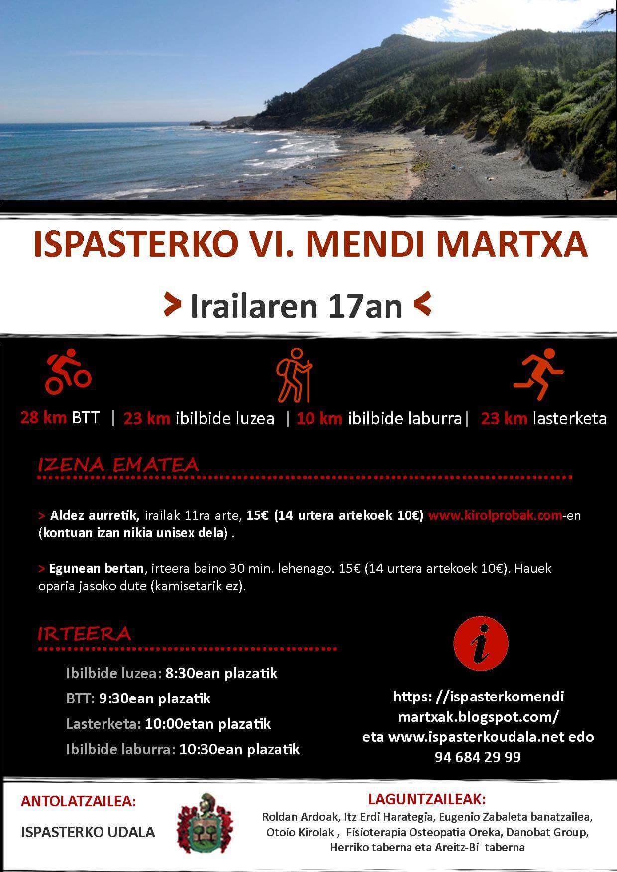 VI. ISPASTERKO MENDI LASTERKETA - 2017