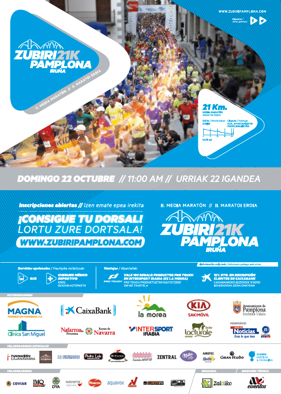 II. MEDIA MARATON ZUBIRI-PAMPLONA MARATOI ERDIA - 2017