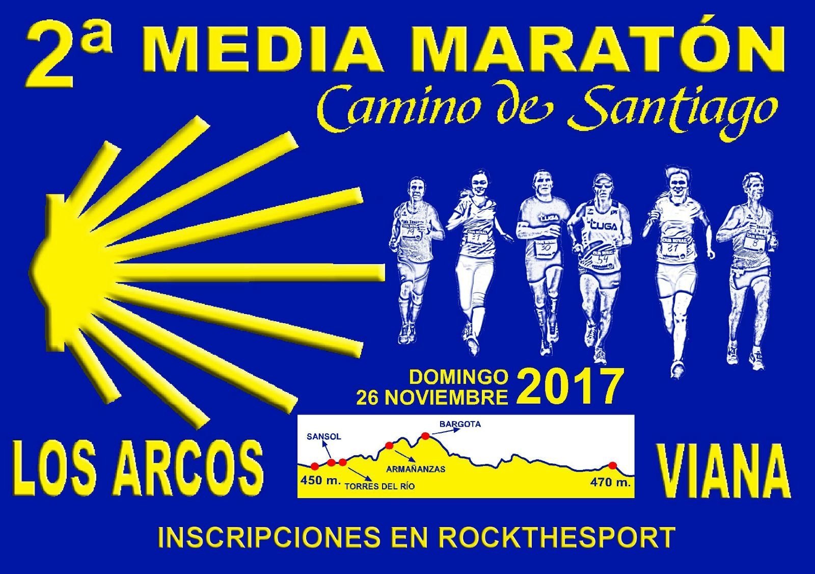 II. MEDIA MARATÓN CAMINO DE SANTIAGO - 2017