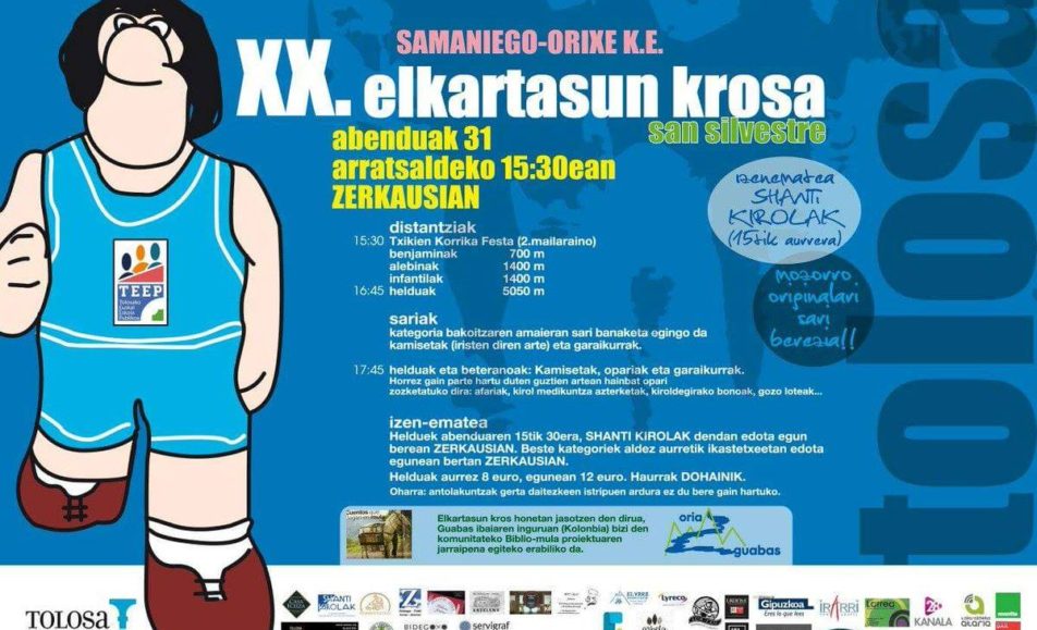 XX. SAN SILVESTRE - TOLOSA - ELKARTASUN KROSA - 2017