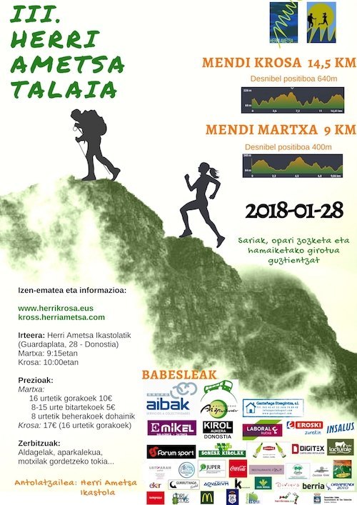 III. HERRI AMETSA TALAIA MENDI KROSA - 2018