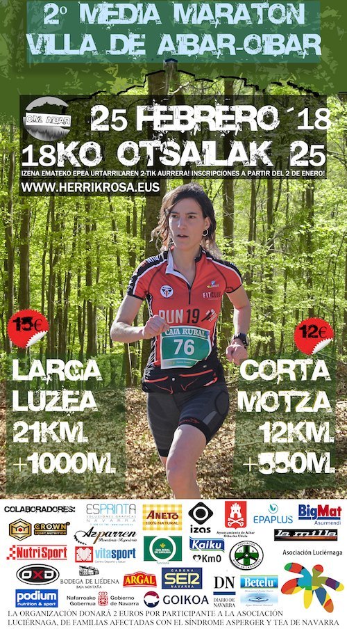 II. MEDIA MARATÓN VILLA DE AIBAR-OIBAR - 2018