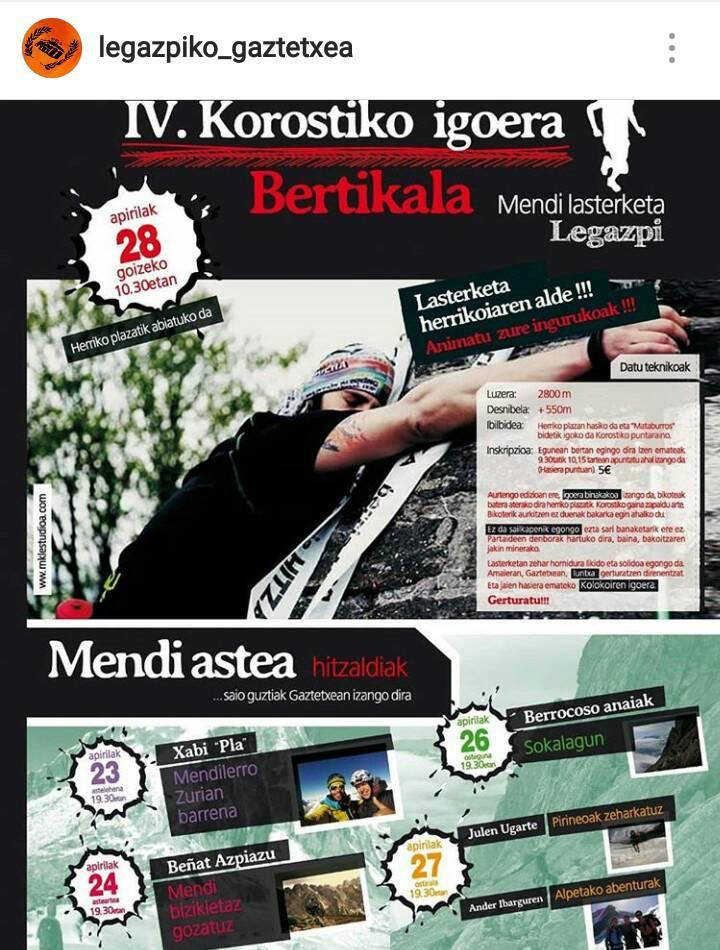 IV. KOROSTIKO IGOERA BERTIKALA MENDI LASTERKETA - 2018