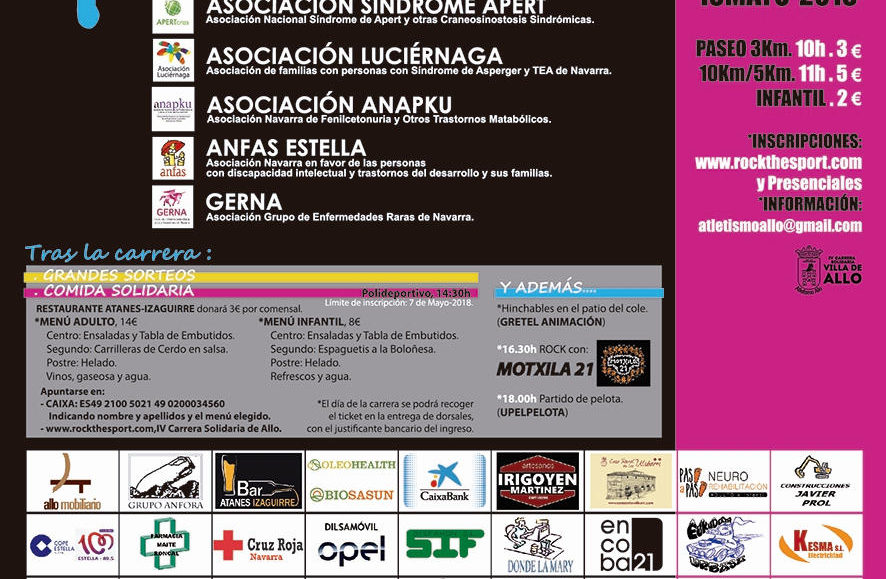 IV. CARRERA SOLIDARIA VILLA DE ALLO - 2018