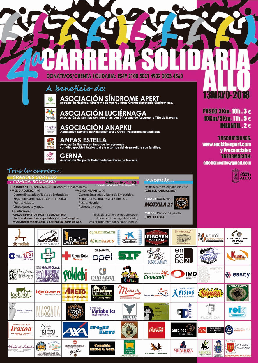 IV. CARRERA SOLIDARIA VILLA DE ALLO - 2018
