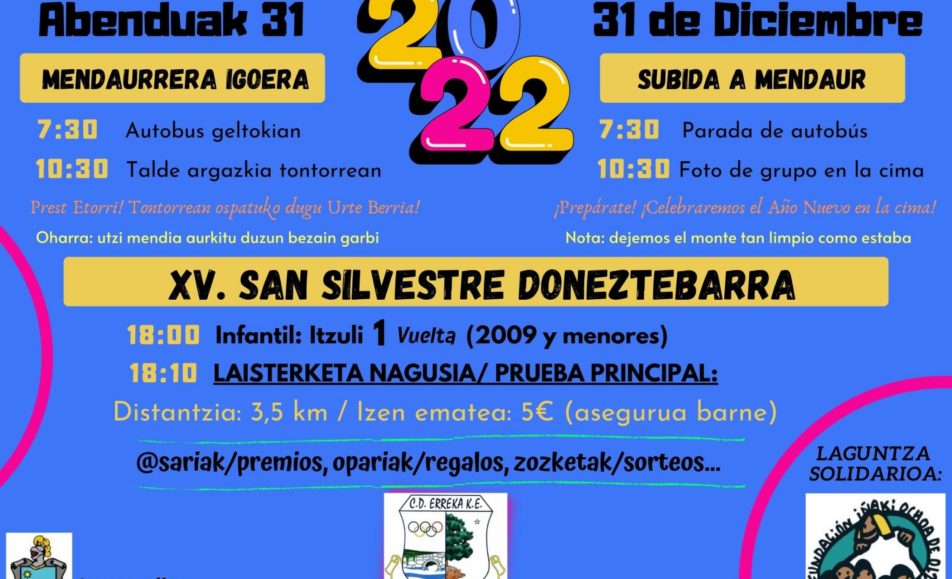 XV. SAN SILVESTRE - DONEZTEBARRA - 2022