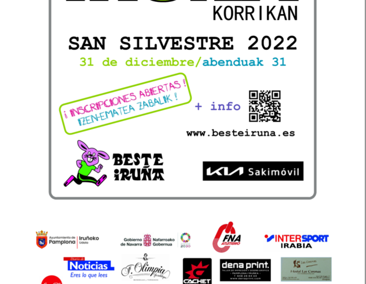 XXXlX. SAN SILVESTRE - IRUÑEA - PAMPLONA - 2022