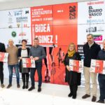 Gaur goizean aurkeztu da 30. AzkoitiAzpeitia nazioarteko maratoi erdiak izango duen leloa eta irudia