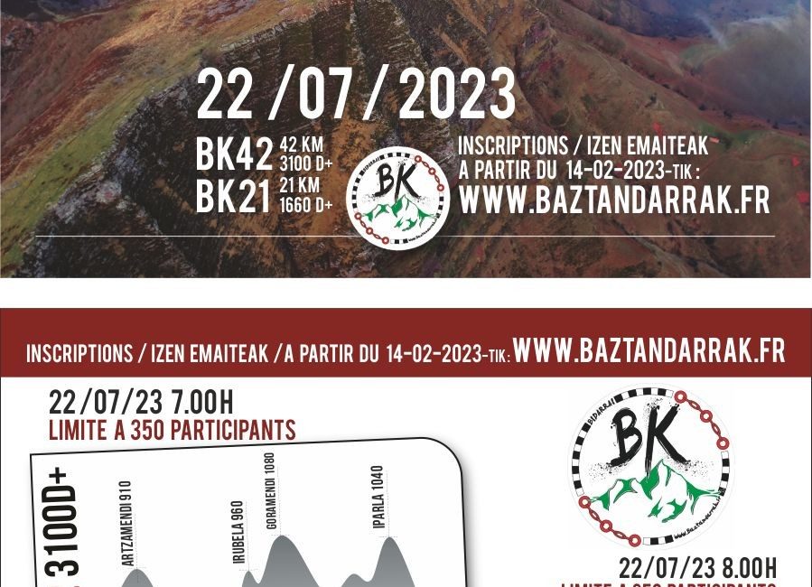 BAZTANDARRAK BK TRAIL - BK21 - BK42 - 2023