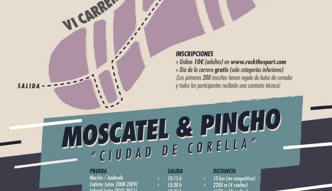 VI. CARRERA MOSCATEL & PINCHO 'CIUDAD DE CORELLA' - 2023