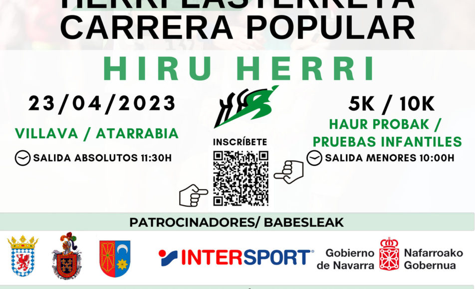 XXXIII. HIRU-HERRI HERRI LASTERKETA - 2023