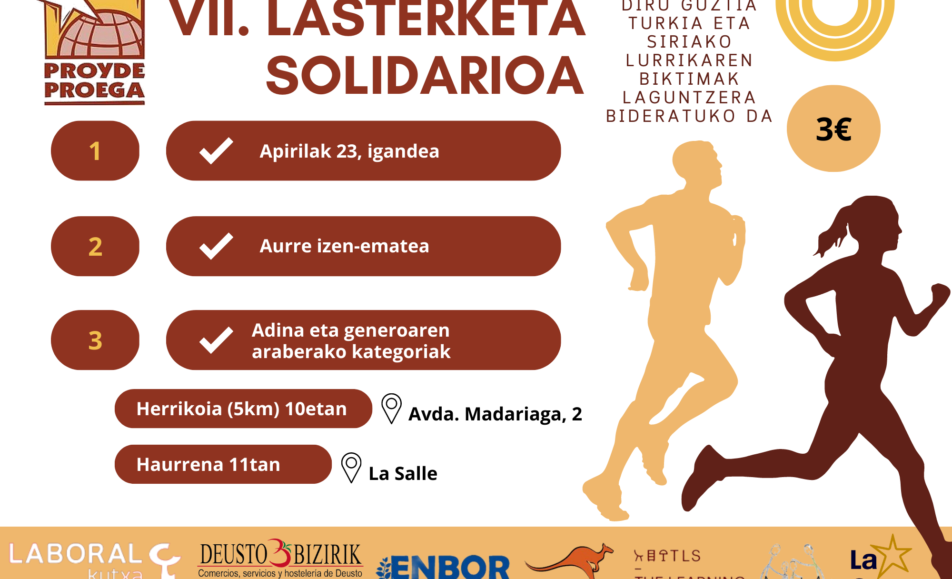 VIII. PROYDE - PROEGA LASTERKETA SOLIDARIOA - 2023