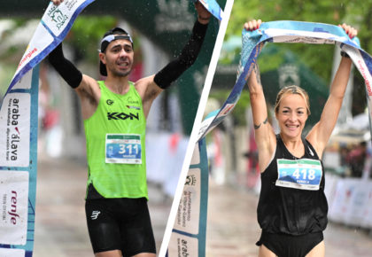 Rebeca Suárez y Jokin Muñoz conquistan la XX edición TotalEnergies Vitoria-Gasteiz Maratón Martín Fiz