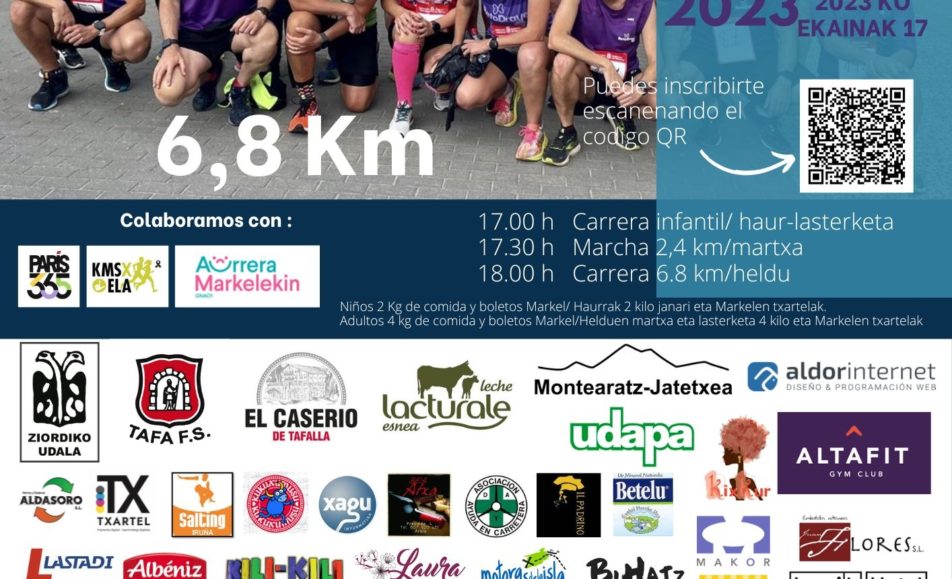 X. ZIORDIAKO LASTERKETA SOLIDARIOA - CARRERA SOLIDARIA - 2023