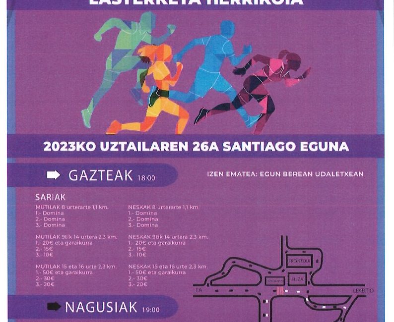 XXXII. ISPASTERKO KROS LASTERKETA HERRIKOIA - 2023