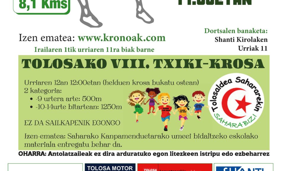 XXXV. TOLOSAKO SAN ESTEBAN KROS HERRIKOIA - 2023